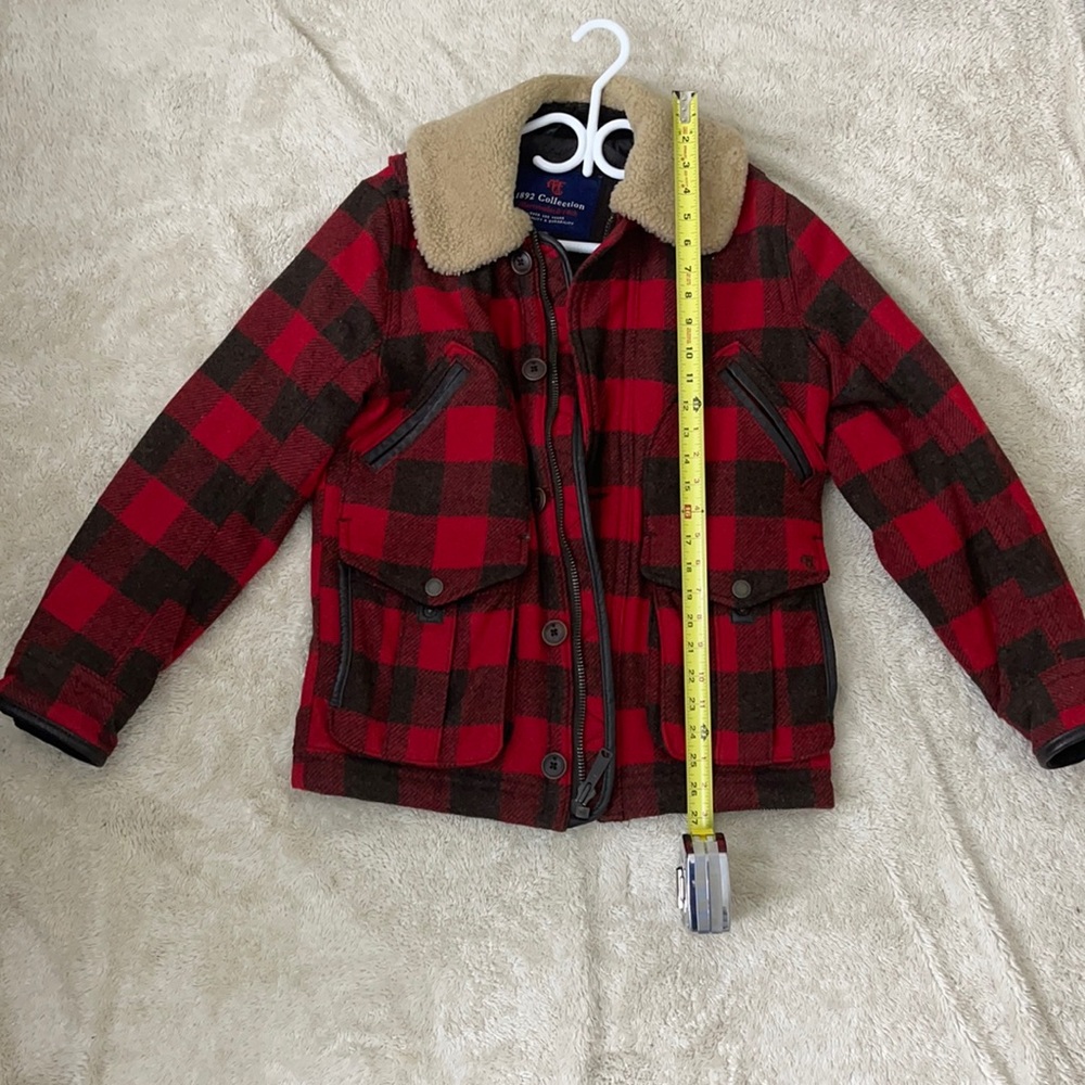 XS men’s Abercrombie and Fitch Red plaid jacket in excellent condition